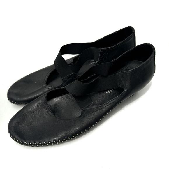 Donald Pliner Pamela black Mary jane flats size 10 black - Picture 1 of 7